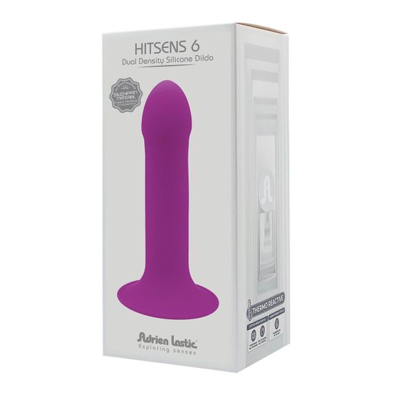 Дилдо Adrien Lastic Hitsens 6 - 5 inch Purple Sex Aura | Зображення 1