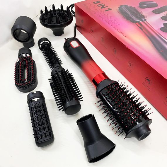 Багатофункціональний фен для зачісок VGR 8 в 1 V-488, Хороший електричний фен з потужним мотором EW-55