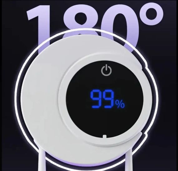 Автоматичний настінний тримач-стерилізатор для зубних щіток з УФ-дезінфекцією, стерилізатор з дисплеєм | Зображення 4