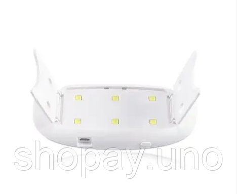Лампа для маникюра SUN Mini UV/LED для полимеризации геля и сушки гель-лака, 6W | Зображення 2