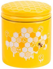 Банка для сыпучих продуктов керамическая 480 мл yellow