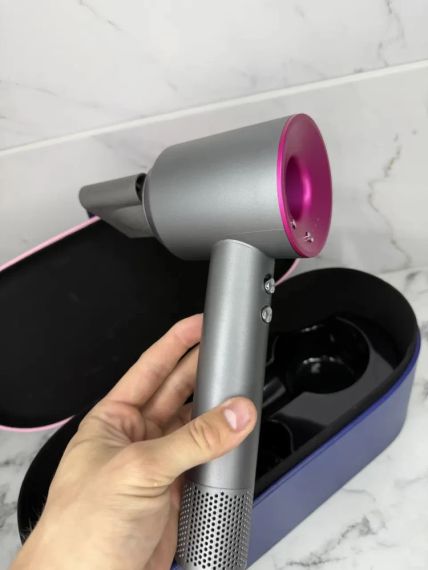 Super Hair Dryer фен с кейсом 1 насадка фуксія | Зображення 3