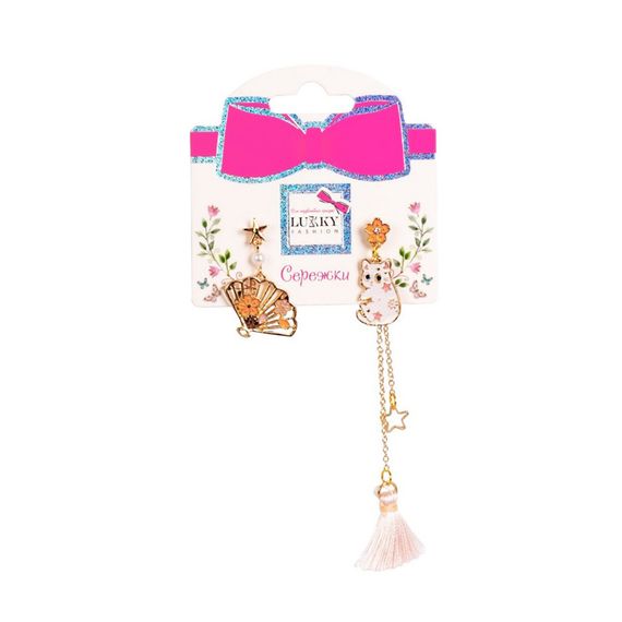 Детские серьги "Fashion восточный стиль" T24634 | Зображення 1