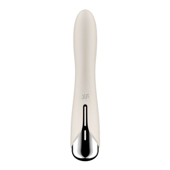 Вібратор точки G з обертанням Satisfyer Spinning Vibe 1 Beige, 2 мотори | Зображення 5