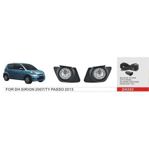 Фари дод. модель Daihatsu Sirion 2008-/DH-293/H8-12V35W/ел.проводка