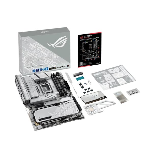 Материнcкая плата ASUS ROG MAXIMUS Z890 APEX s1851 Z890 2xDDR5 M.2 Thunderbolt DP Wi-Fi BT ATX белый 90MB1IP0-M0EAY0 | Зображення 1