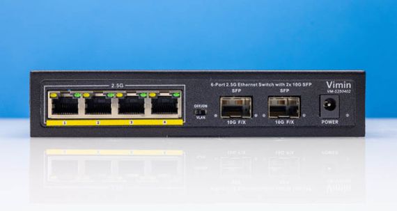 Коммутатор Vimin VM-S250402 с 4 портами 2.5GbE и 2 портами 10GbE | Зображення 2