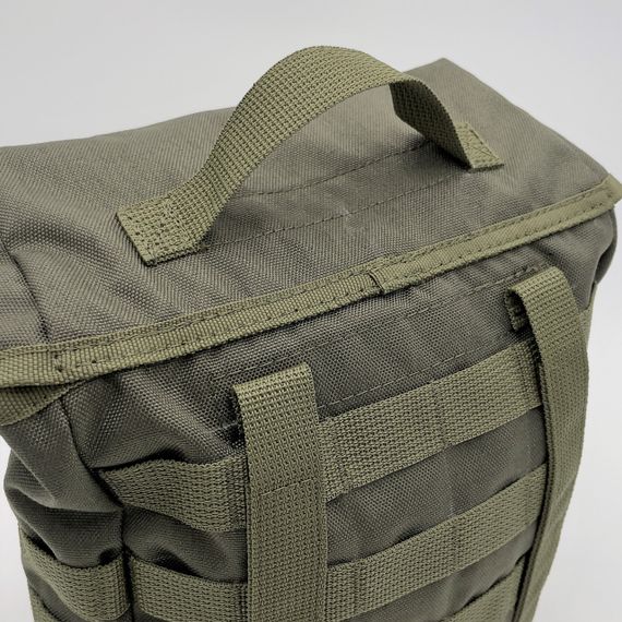 Підсумок універсальний тактичний Олива 5л з molle (сухарка, адміністраторський, багатоцільовий) | Зображення 6