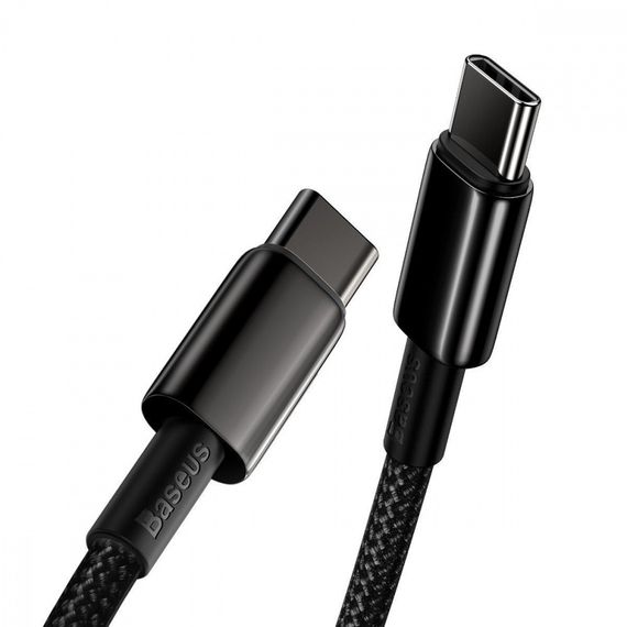 Кабель Baseus Tungsten Gold Type-C to Type-C 100W (1m) | Зображення 7