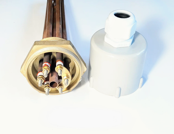 Блок ТЭНов 9000W с резьбой 2" 220V | Зображення 1