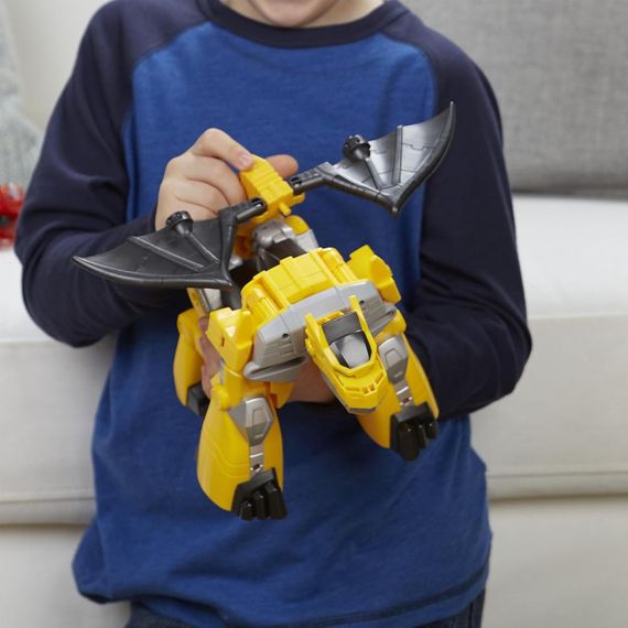 Трансформер Бамблби 25 см Оригинал Hasbro Transformers Rescue Bots Knight Watch Bumblebee | Зображення 5