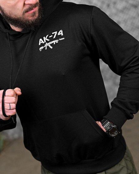 Тактическая худи MAKLIN   АК-74 черная  ДЛ7065 | Зображення 4