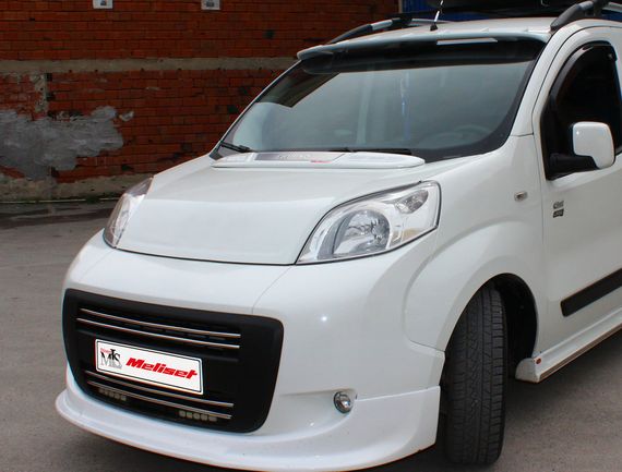 Козирок на капот (під фарбування) для Peugeot Bipper 2008-2024 рр | Зображення 2