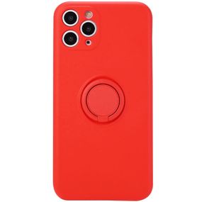 Чохол TPU Candy Ring Full Camera для Apple iPhone 12 Pro (6.1") Кольцо-держатель, Червоний / Red