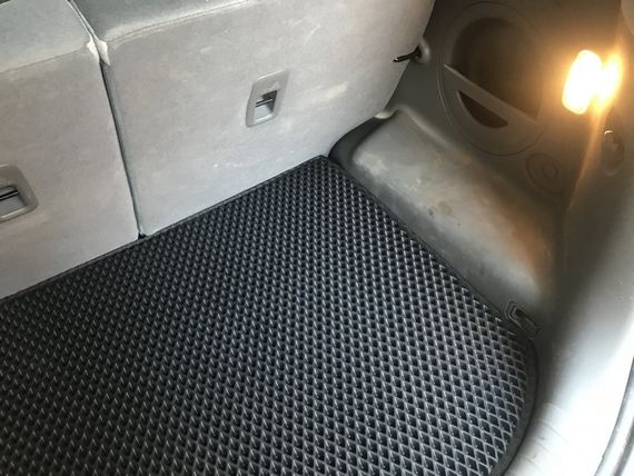 Килимок багажника (EVA, поліуретановий, чорний) для Kia Soul II 2013-2018 рр | Зображення 3