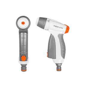 Пістолет для поливу Bradas WATER CLICK WHITE LINE регульований металевий WL-EN51M