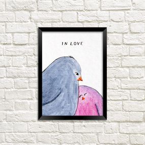 Постер в рамке In love 21x30 см, A4 (MT4_19L023)