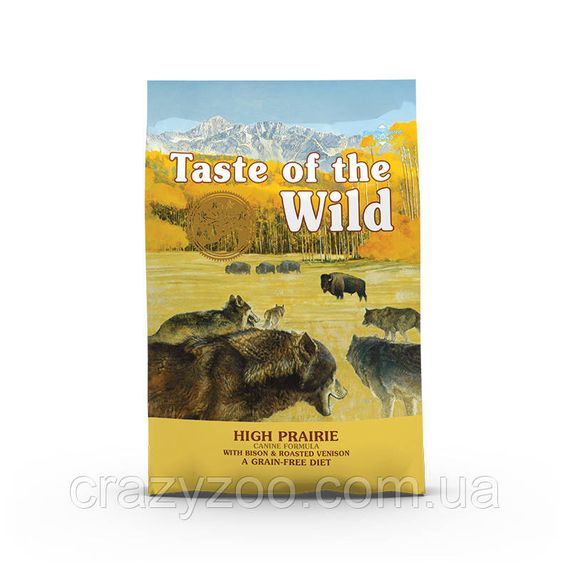 Сухий корм для собак Taste of the Wild High Prairie Canine Formula із запеченим бізоном та олениною 5.6 кг 9750-HT77