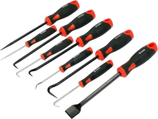 Набор шило крючки скребок для уплотнения 9 штук YATO YT-08426