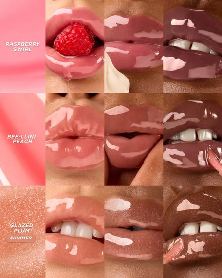 Масло для губ Gisou honey infused lip oil - Glazed Plum (8 ml) | Зображення 4