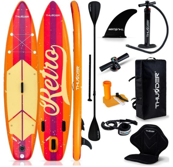 Надувна дошка SUP THUNDER RETRO 320 см з веслом