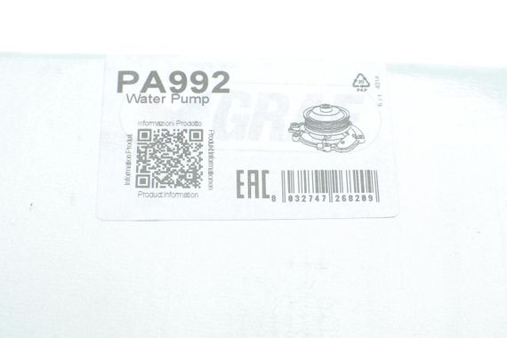 Помпа воды Mercedes Benz Sprinter 906 907 910 Vito W639 C E G M S-class 3.0CDI OM642 06- B B  6 лоп 7 кан | Зображення 6