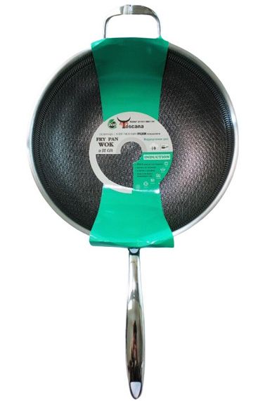 Сковорода Toscana 9090-32 Fry Pan з антипригарним PFLUON покриттям 32 см | Зображення 2