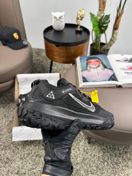 Кросівки ACG Mountain Fly 2 GTX Black White Gore-Tex , термо весна / осінь А4474 | Зображення 7