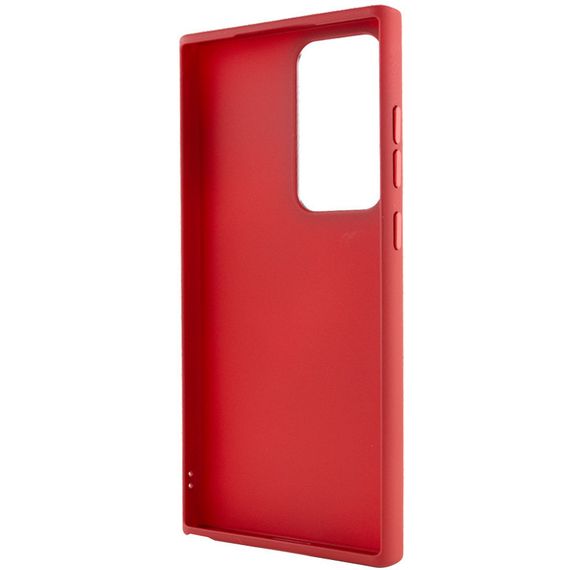 TPU чохол Bonbon Metal Style для Samsung Galaxy S24 Ultra Червоний / Red | Зображення 2