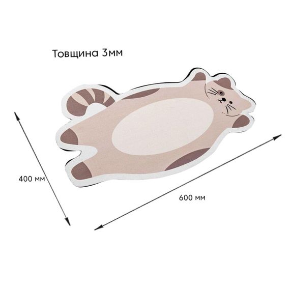 Вологопоглинальний килимок 40х60х3мм Котик SW-00002564 | Зображення 2