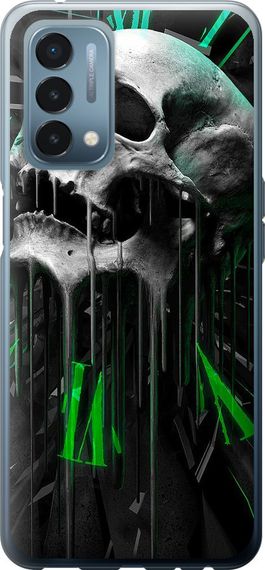 Чехол на OnePlus Nord N200 Череп-часы "4100u-2384-17620"