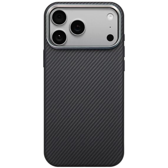 Чохол PC Carbon Protection Slim with Magnetic Fit для Apple iPhone 17 Pro / 18 Pro (6.3") Black | Зображення 1