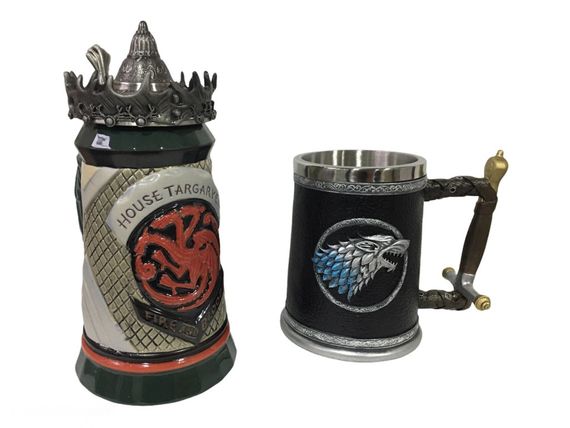 Подарунковий набір Гуртка Game Of Thrones House Targaryen Fire And Blood Гра Престолів і Winter Is Coming Stark | Зображення 1