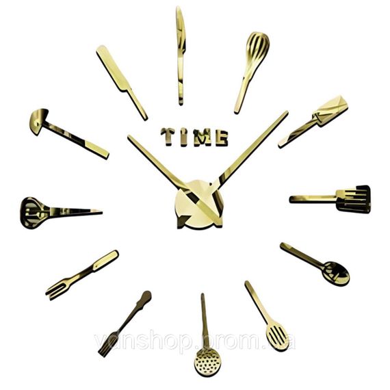 Годинник настінний діаметр 10 см круглий годинник на кухню HP-3Y-5