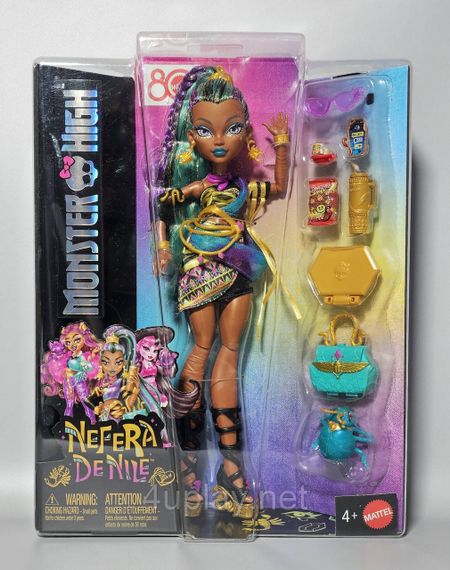 Кукла Монстр Хай Монстро-класика Нефера де Нил с аксессуарами Оригинал Mattel Monster High Nefera De Nile | Зображення 4