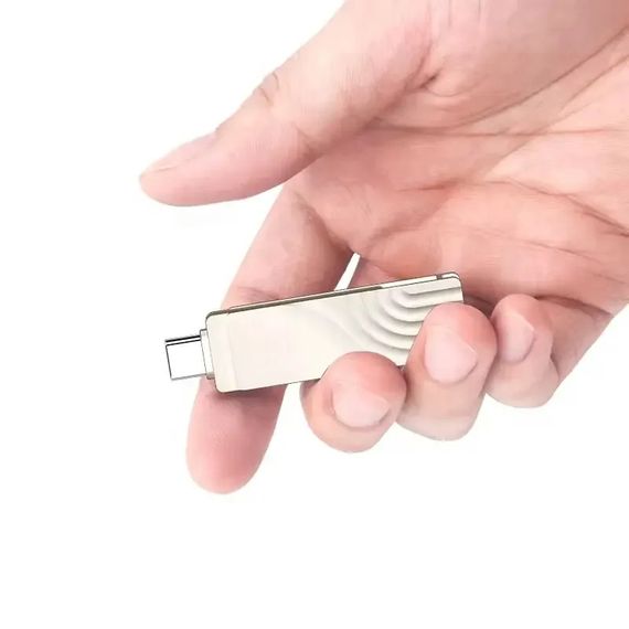 USB флеш-накопичувач з високою швидкістю передачі даних, XPRO BUD3 USB3.0 Type-C 128GB (37591-01_525) | Зображення 1