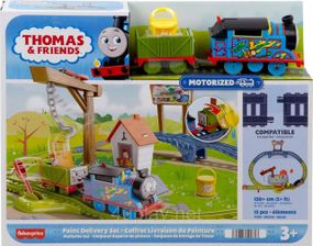 Паровозик Томас и друзья Железная дорога Цветное приключение Fisher-Price Thomas & Friends Paint Delivery Set