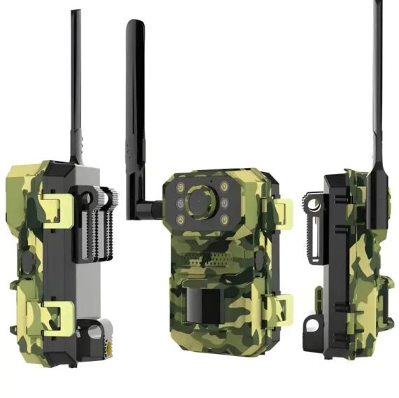 Камера для полювання на сонячній батареї A8S 4G, нічна зйомка, датчик руху, камуфляж | Зображення 2