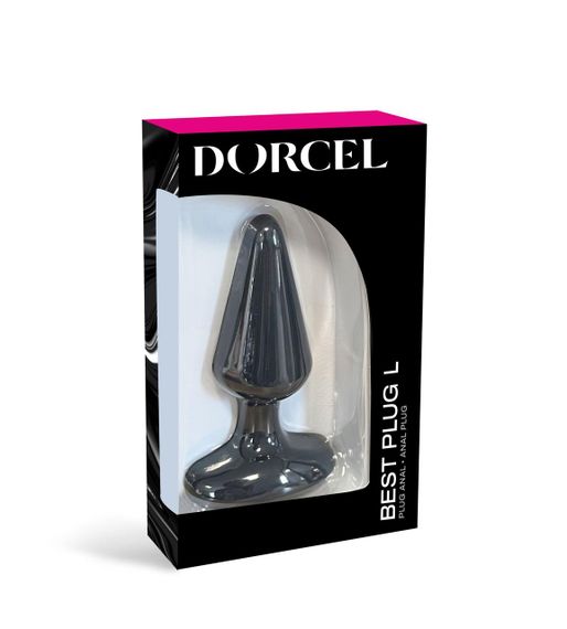 Анальная пробка Dorcel Best Plug L мягкий soft-touch силикон, макс. диаметр 5,1см | Зображення 1