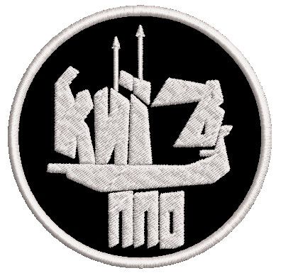 Шеврон ППО Київ (білий)