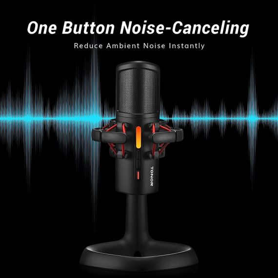 🎙️ USB-микрофон TONOR ORCA — мощный звук без шума одним нажатием! | Зображення 4