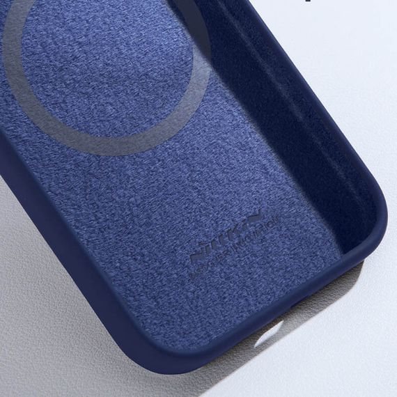 Чехол Silicone Nillkin LensWing Magnetic для Apple iPhone 14 Pro (6.1") MagSafe, Синий / Blue | Зображення 6