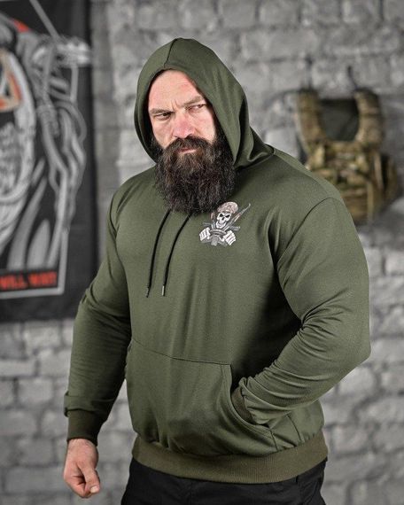 Худі водій олива ДЛ6436 | Зображення 2