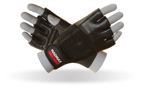 Рукавички для фітнесу MadMax MFG-248 Clasic Exclusive Black S