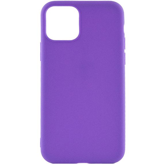 Силіконовий чохол Candy для Apple iPhone 12 Pro/12 (6.1") Бузковий
