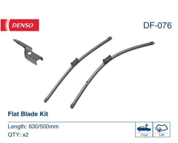 Комплект склоочисників DENSO DF-076 Flat Blade Kit 630/500 мм