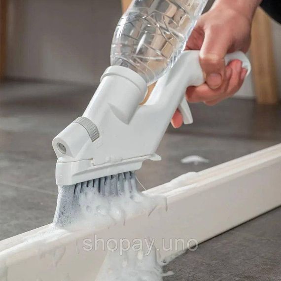 Щетка для уборки всех поверхностей 4в1 Water Spray Cleaning Kits эффективно и тщательно удаляет загрязнение, не оставляя царапин и | Зображення 3