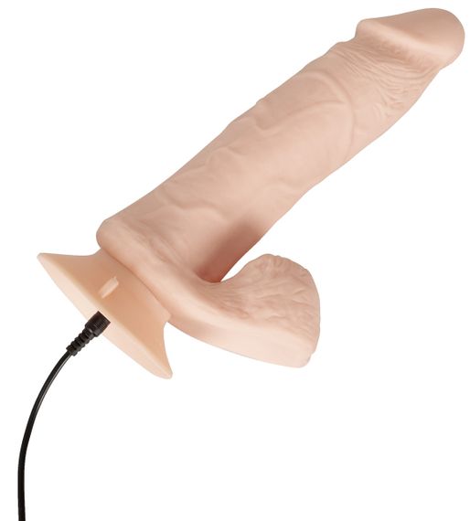 Реалістичний гнутий RC-вібратор із кульками — Bendable RC Vibrator with Balls Nature Skin sexstyle | Зображення 7