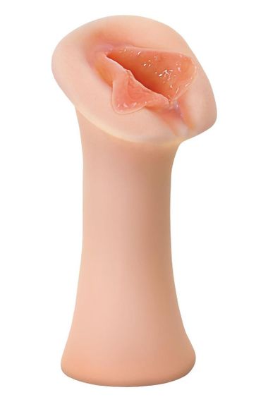 Мастурбатор вагина Pipedream Wet Pussies самосмазывающийся, бежевый, 14 см sexstyle | Зображення 3