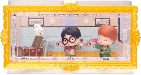 Набор фигурок Гарри Поттер, Рон Уизли, Букля Spin Master Wizarding World Harry Potter Micro Magical Moments | Зображення 1